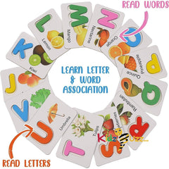 Wooden English Alphabet Preschool Education Cards