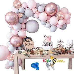 170 Pc Pink Balloon Arch Kit
