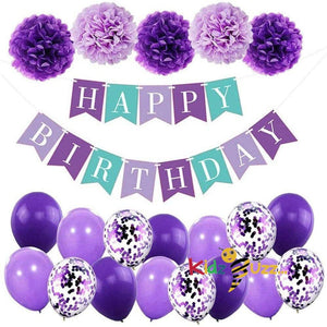 Purple Birthday Party Decorations