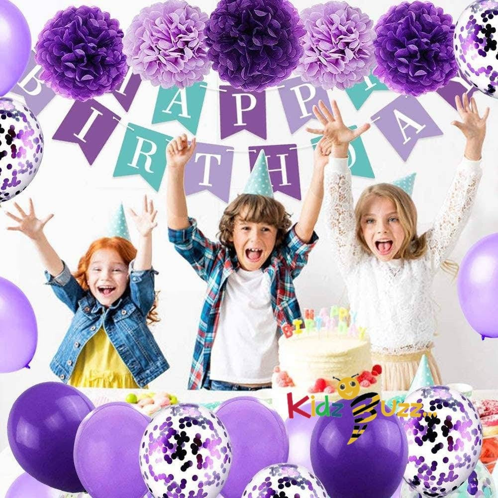 Purple Birthday Party Decorations