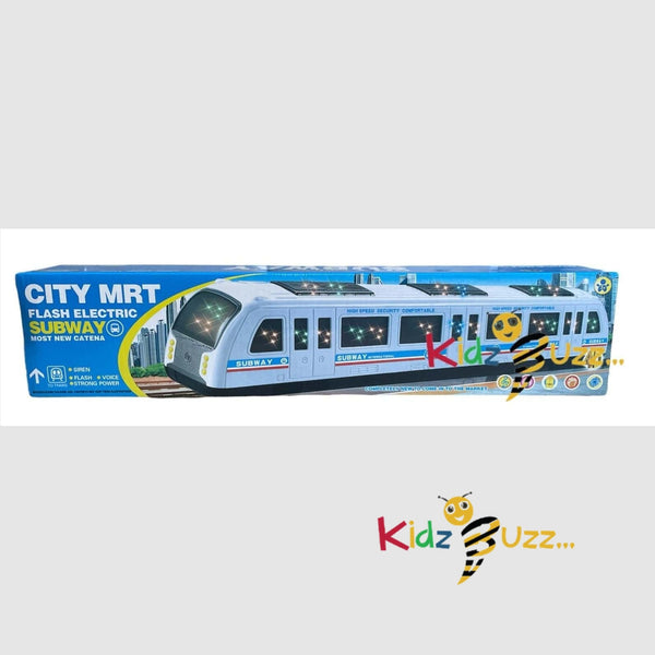 City Mart Flash Electric Subway Train Light & Music