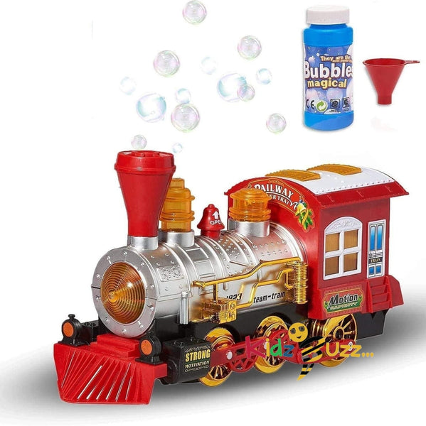 Bubble Bump ‘n’ Go Train with Lights, Sounds and Action Includes 5 Ounce Bottle of Bubble Solution