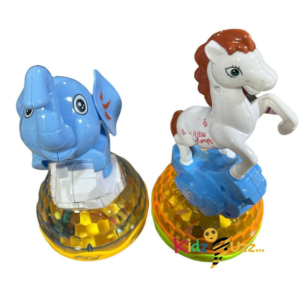 Happy Elephant or Horse Light & Music Toy