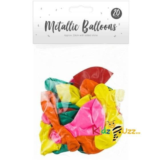 Metallic Balloons - 20 Pack