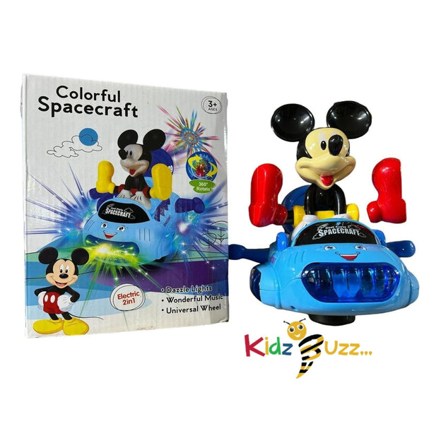 Mickey Spacecraft W/ Light & Music Toy For Kids