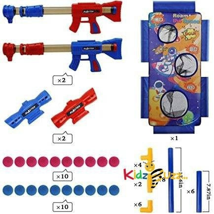 Shooting Toy Guns W/ Foam Balls & Target