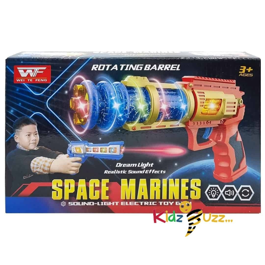 Space Marine Rotating Lite Gun