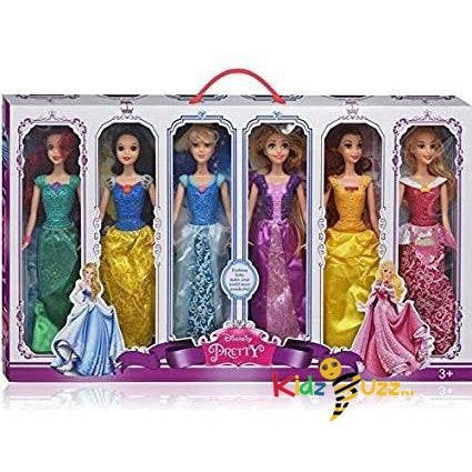 The Pretty Princess Doll Collection Set of 6 13 Inches