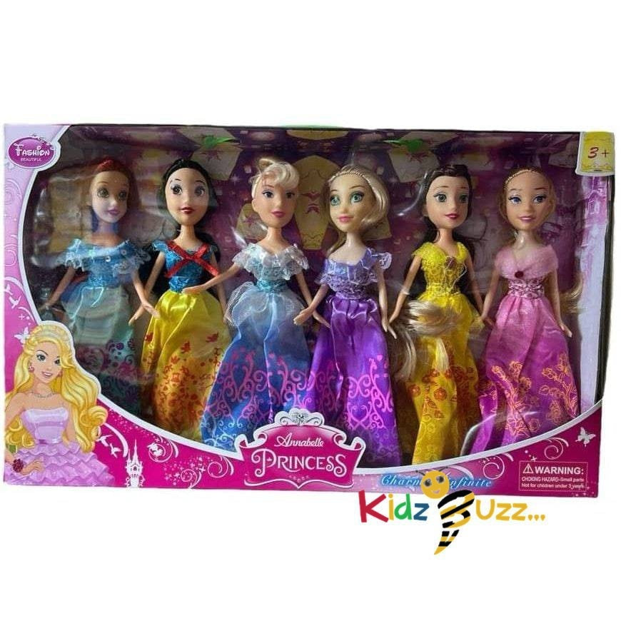 The Pretty Princess Doll Collection Set of 6 9 Inches