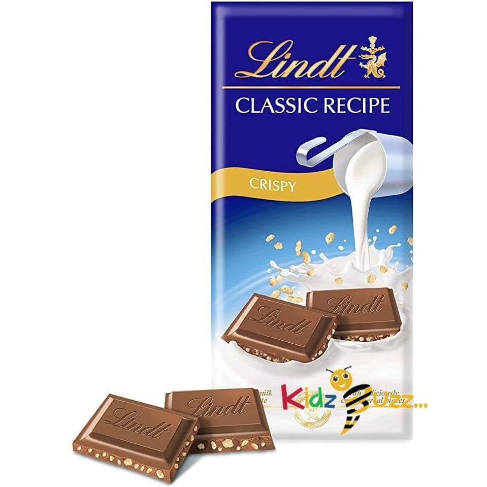 Lindt Creamy and Smooth Milk Chocolate with Crispy Cereal Pieces Pack of 3