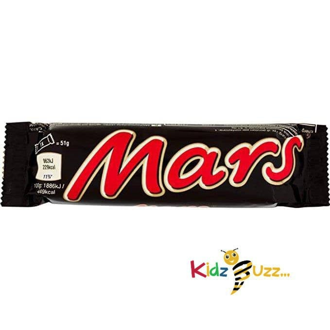 MARS Chocolate Standard 51g Bars Original Fresh Stock