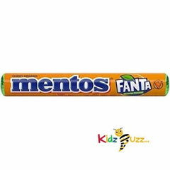 Mentos Chewy Fanta Orange Flavour Sweet Rolls 38g
