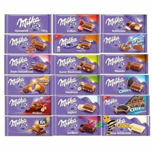 MILKA Chocolate Random Bars 12 Mixed Flavours
