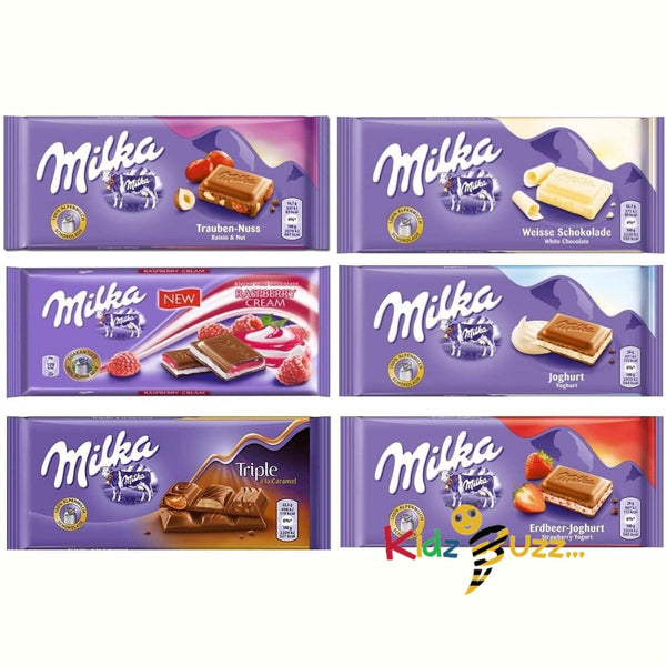Milka Assorted Chocolates 6 bars