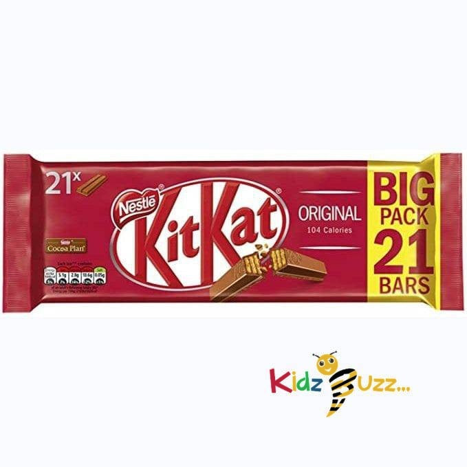 KitKat 2 Finger Chocolate Bar Multipack, 21 x 20.7 g