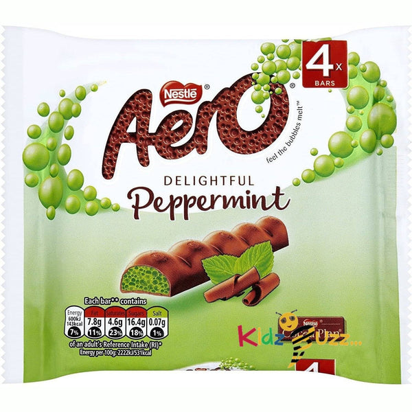 Aero Peppermint Mint Chocolate, 4 x 27g