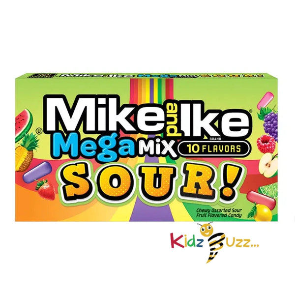 Mike and Ike, Mega Mix Sour 141g, Pack of 3
