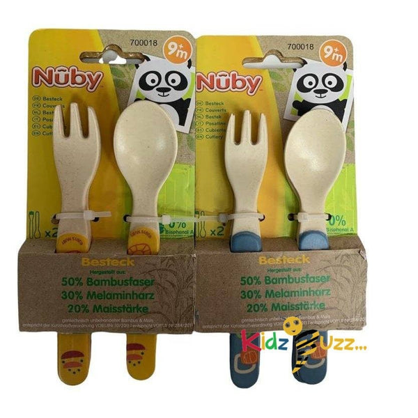 Nuby fork spoon set