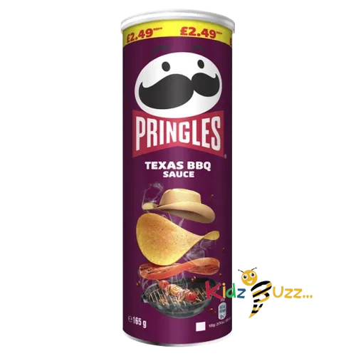 Pringles Texas BBQ Sauce Crisps 165g X6