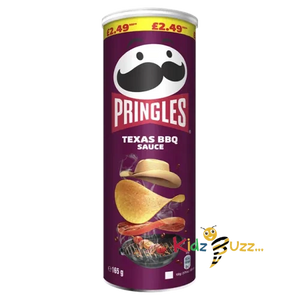 Pringles Texas BBQ Sauce Crisps 165g X6