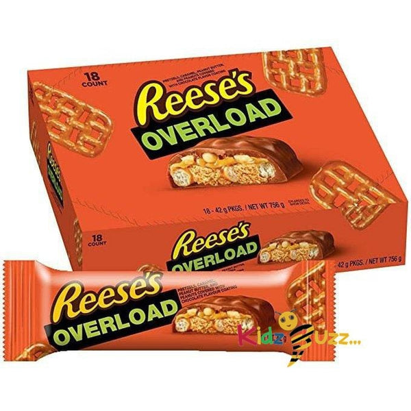 Reese's Overload, 42 g - Pack of 18