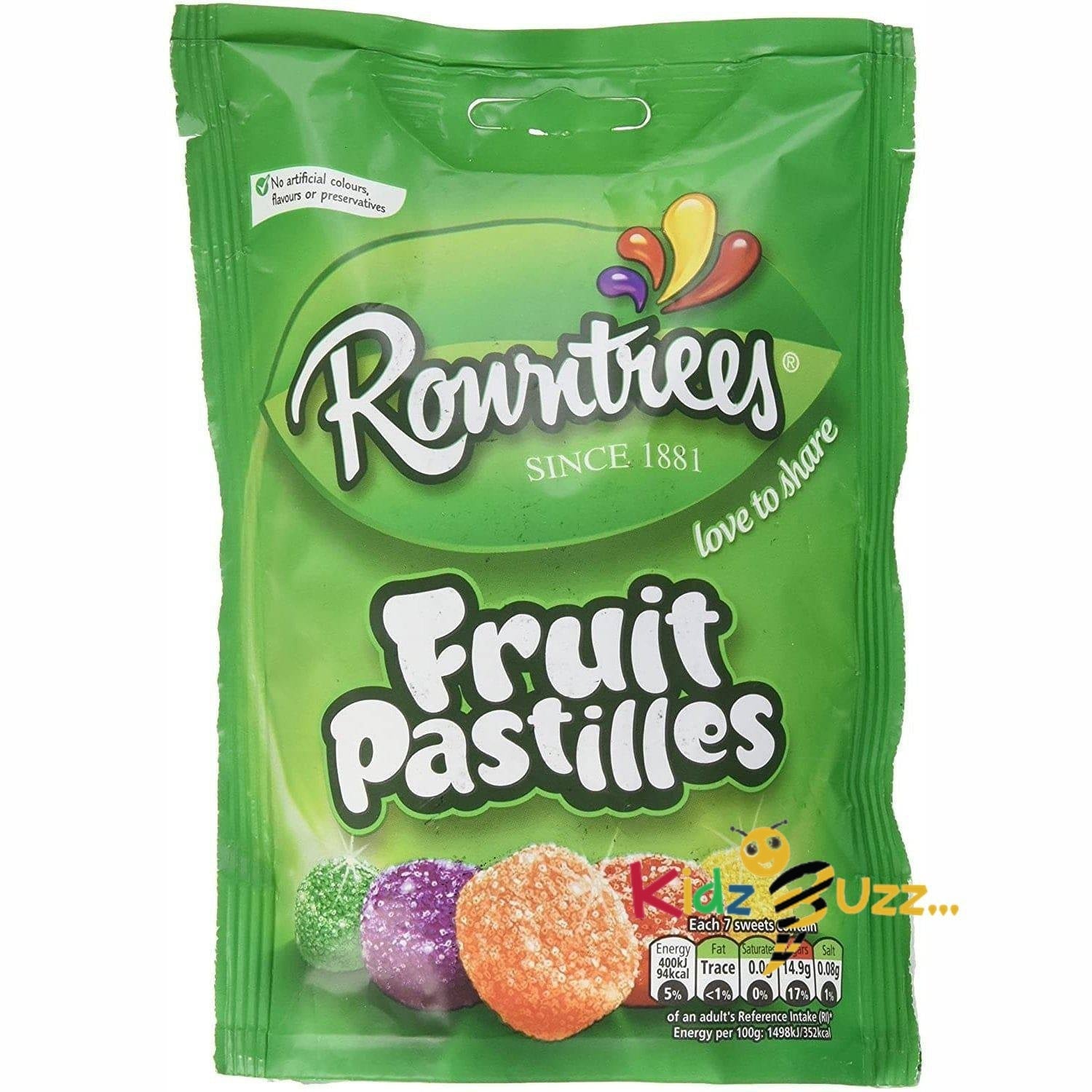 Rowntree's Fruit Pastilles Sweets Sharing Pouch, 143g