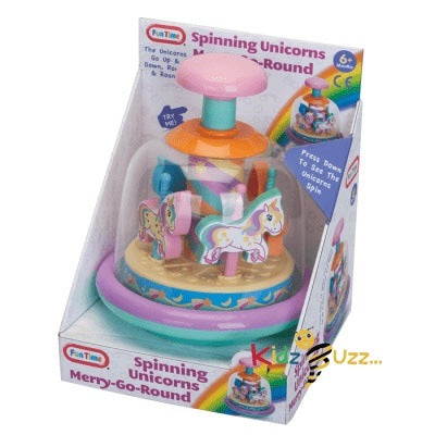 Round Toy Spinning Unicorn Merry-Go-Round Toy For Kids