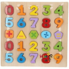 Chunky Wood Puzzle 123 Toy For kids