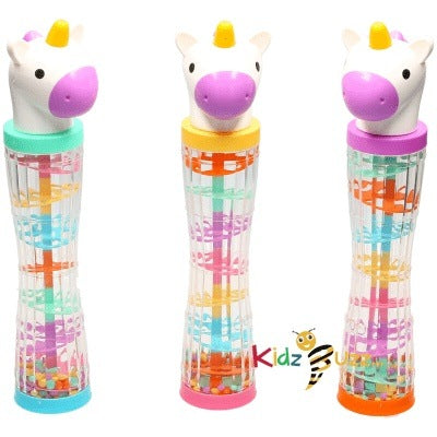 Unicorn Rainmaker,Unicorn Head Create a Rain Sound Toy For Kids