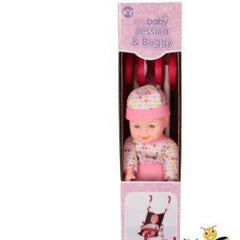 Doll With Buggy Soft Toy For Kids