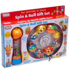Spin and Roll Gift Set With a Tumbling Friend Toy For kids