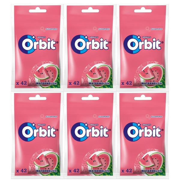 Wrigley's Orbit Watermelon Chewing Gum XXL - 6 x 42pc - kidzbuzzz