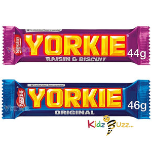 Yorkie Milk & Yorkie Raisin & Biscuit Chocolate Mix x 20 Pcs