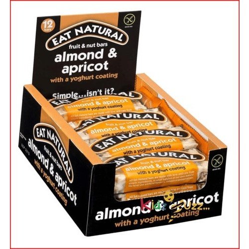 Eat Natural Almond & Apricot Yoghurt Coated Bars 12 x 45g