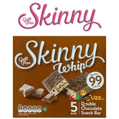 Skinny Whip Double Chocolate Snack Bars, Pack of 5 Bars