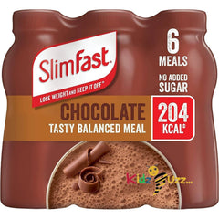 SlimFast Ready To Drink Chocolate Flavour Shake, 6 x 325ml