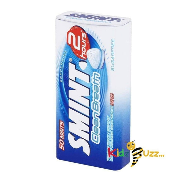 Smints Red Packet Smint Sugar Free Mints – 2 Hour Clean Breath, 50 XXL Peppermint Flavour ...