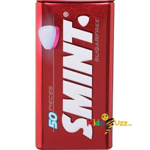 Smint XXL Strawberry Sugarfree 50 Mints Tin (Pack of 6)