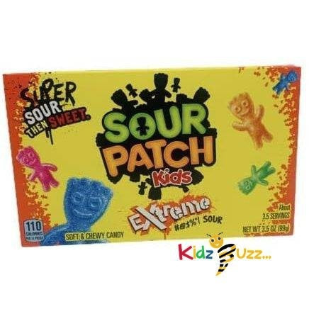 Sour Patch Kids Extreme Soft & Chewy Candy Theatre Box 99g Pack of 3