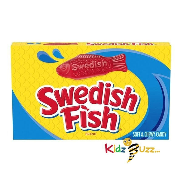 Swedish Fish 3.1oz Theater Box - Three 3 Packs