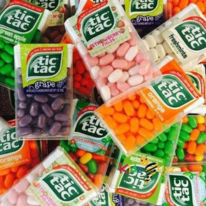 15 Mixed TIC TAC Mint Flavors Collection Box - (5 Flavors) Fruit Adventure, Lime & Orange, Intense Mint,Fresh Mint