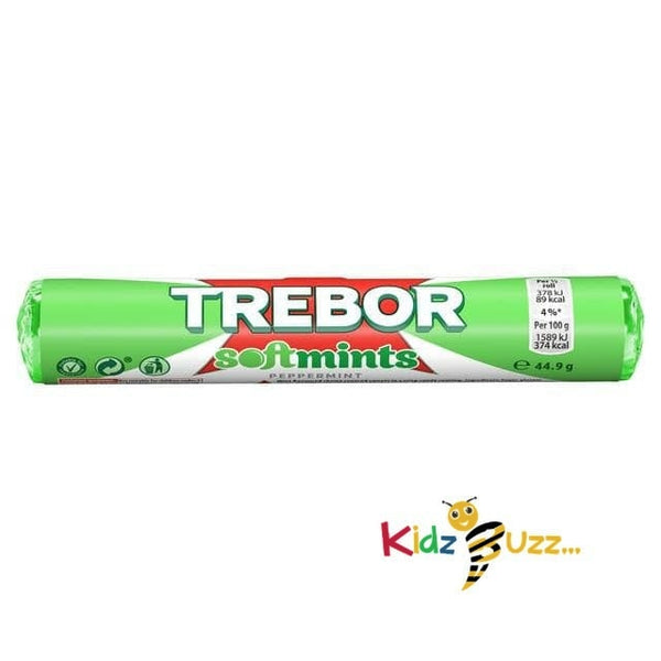 Trebor Softmints Peppermint Mints Roll, 44.9 g