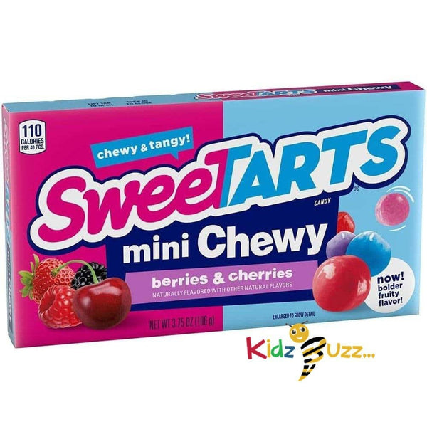 SweeTARTS Mini Chewy Candy, Berry, 3.75 oz Pack of 12