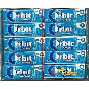 2 Full Packs of WRIGLEY'S EXTRA Chewing Gum (60 Single Packs) (Peppermint)