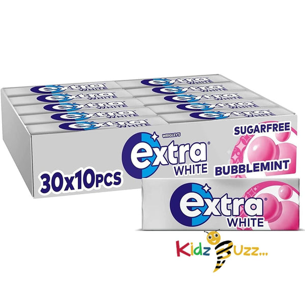 Extra White Chewing Gum, Sugar Free Bubblemint