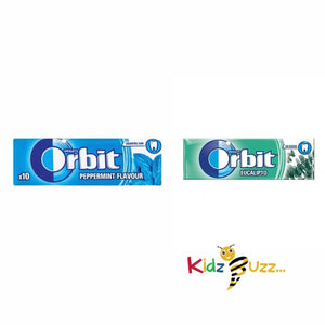 Mix Pack of Wingley's Orbit Peppermint & Eucalyptus