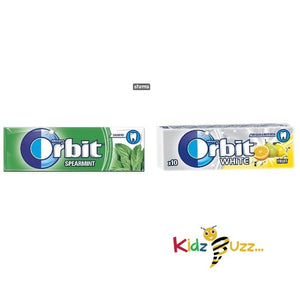 Mix Pack of Wingley's Orbit Spearmint & Fruit