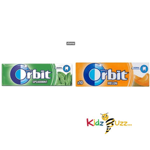 Mix Pack of Wingley's Orbit Spearmint & Melon