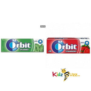Mix Pack of Wingley's Orbit Spearmint & Strawberry