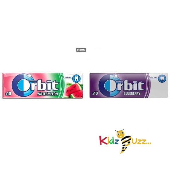 Mix Pack of Wingley's Orbit Watermelon & Blueberry
